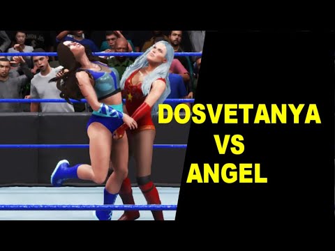 WWE 2K20 Dosvetanya vs Angel - Extreme Rules