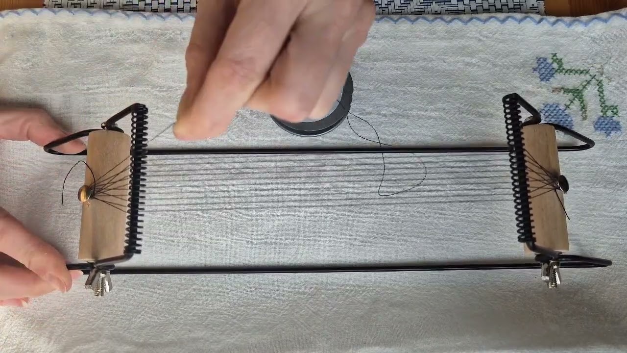 Stretching Threads on a Bead Loom | Tape Hack & Neat Edges