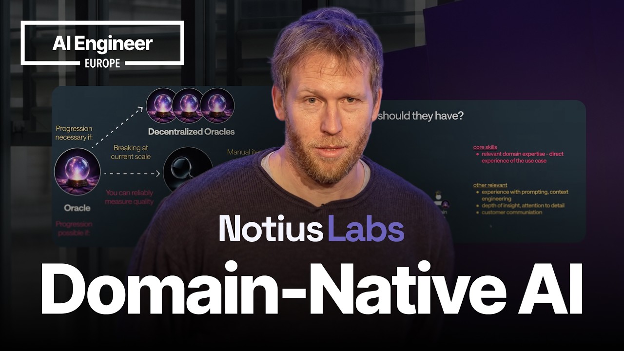 Chris Lovejoy on Building Domain-Native AI Organizations - AI Engineer