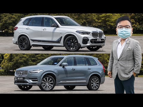 2020 BMW X5 xDrive45e G05 vs Volvo XC90 T8 - Malaysian comparison review
