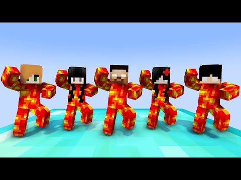 MONSTER SCHOOL : GANGNAM STYLE FIRE HEROBRINE FAMILY - MINECRAFT ANIMATION