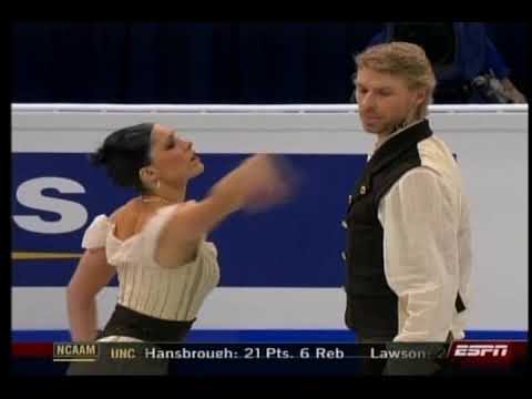 Isabelle DELOBEL / Olivier SCHOENFELDER FRA Free Dance 2008 World Figure Skating Championships ESPN