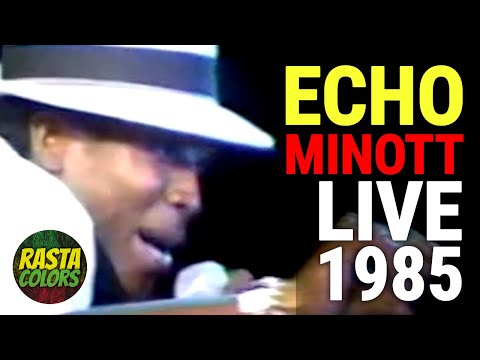 Echo Minott LIVE in Kingston, Jamaica Performing Hand Pon the Key + Original Fat Ting | 1985