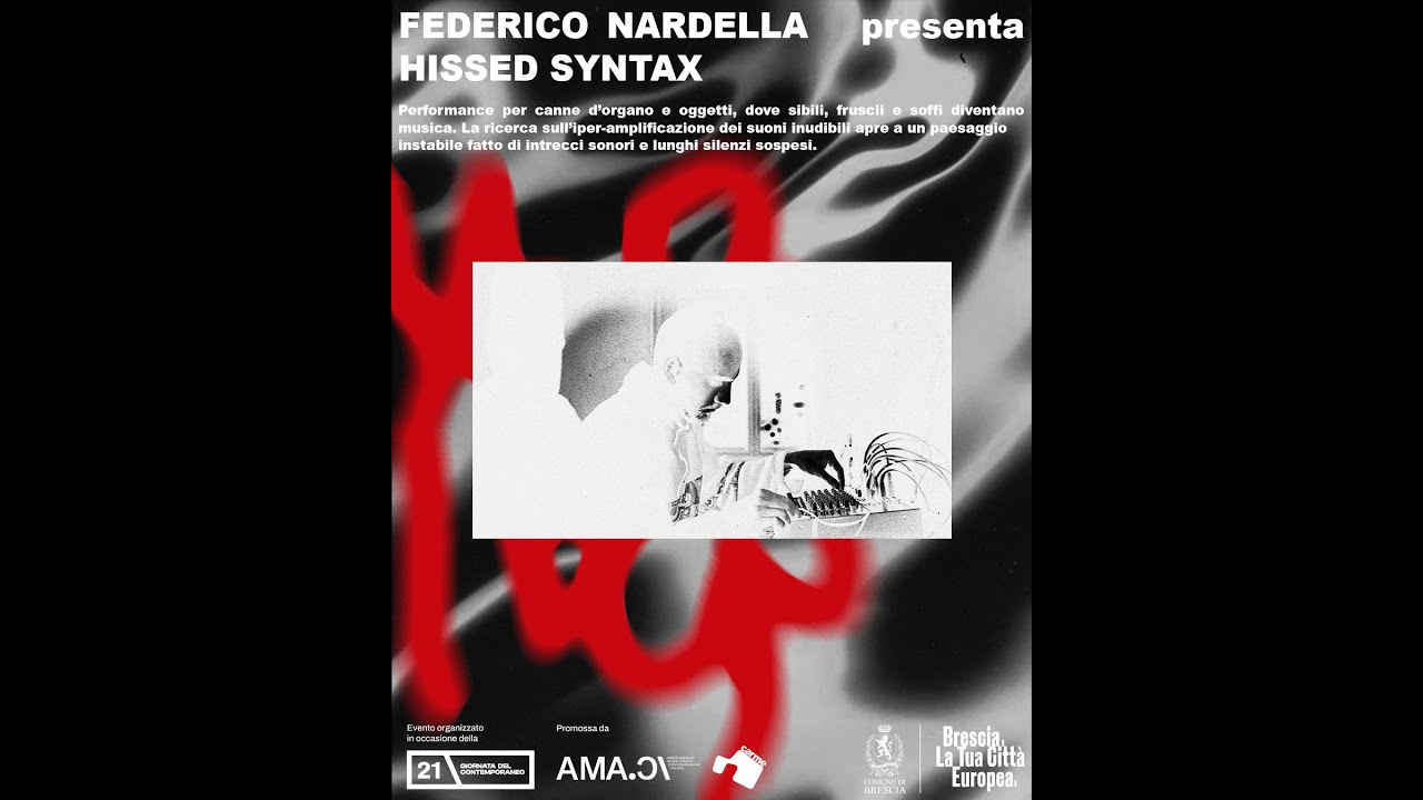 HISSED SYNTAXPerformance acustica di Federico Nardella