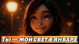 Ты  мой свет в январе   Новая русская поппремьера 2025  Песня о большой любви