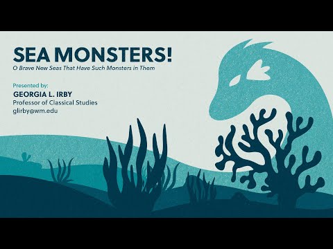 Sea Monsters! 'O Brave new seas that have such monsters in them