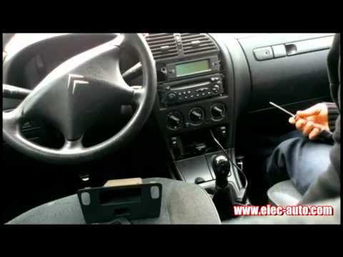 comment demonter autoradio xsara picasso