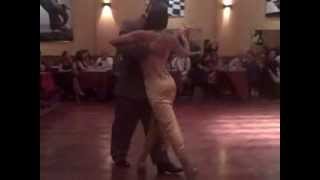 Naomi Hotta y Leo Ortiz @ milonga Parakultural, Salon Canning,  De Angelis "Volvamos a empezar"