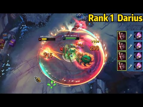Rank 1 Darius: How to Punish a Trash Talking Kennen with Darius!