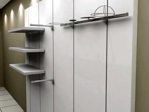 Line wall system - shopline store fixtures