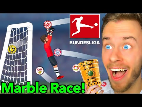 MARBLE RACE sagt die BUNDESLIGA 2024/25 voraus! 👀🏆 (endet überraschend!)