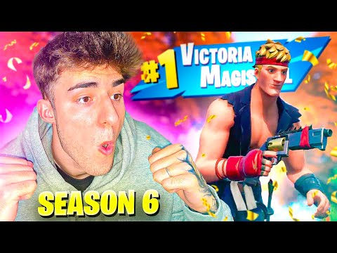 MI PRIMERA VICTORIA de la TEMPORADA 6 de FORTNITE...