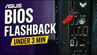 ASUS BIOS Flashback in Under 3 Minutes!