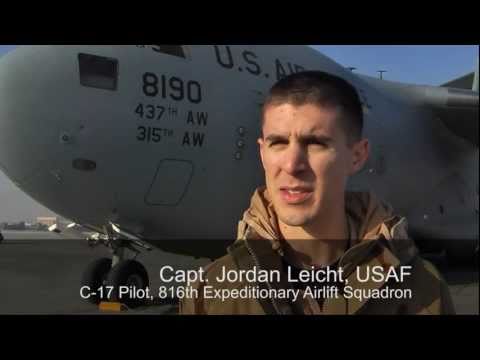 On a C-17 with the U.S. Air Force