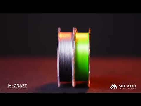MIKADO - MIKADO - pletená šňůra - m-craft braid - 0.04mm/2.43kg/150m - fluo - 1 cívka
