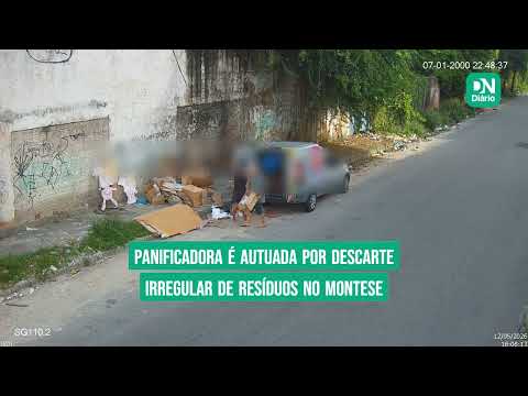 Panificadora é autuada por descarte irregular de resíduos no Montese; veja vídeo