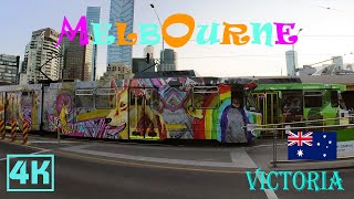 Discovering Melbourne Streets | 2024 Spring CBD Walk | 4K