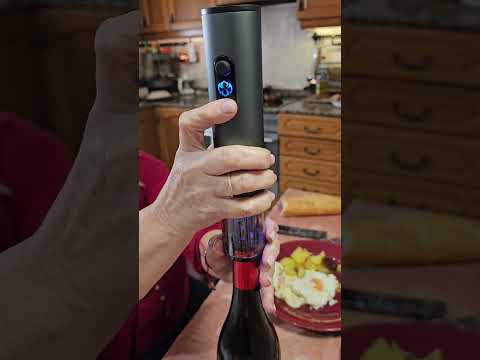 Sacacorchos eléctrico. Abrir facil botellas de vino sin esfuerzo.