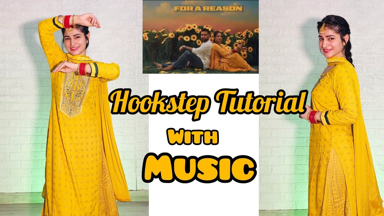 FOR a Reason | Karan Aujla | Hookstep TUTORIAL with Music | Vartika Saini | Same Dance steps 