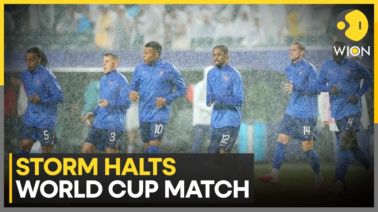FIFA World Cup 2026: Lighting Stops World Cup Clash Between France And Iraq | WION