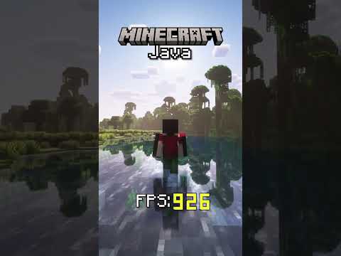 Java Vs Bedrock Players 😂 Minecraft #shorts