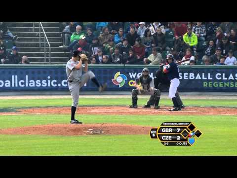 Czech Republic v Great Britain (5-12) - Baseball Highlights - World Baseball Classic [22/09/12]