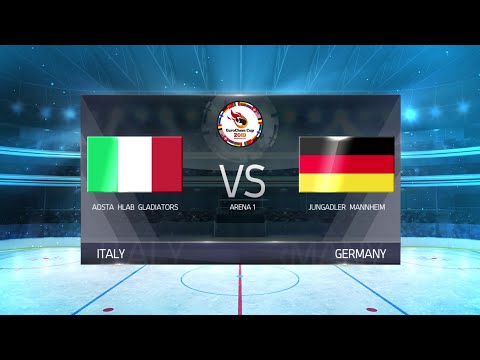 EuroChem Cup 2019 Arena 1 Day 2 Aosta Hlab Gladiators (Italy) - Jungadler Mannheim (Germany)