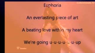 Loreen - Euphoria KARAOKE dub with lyrics (Stefano Mazzola Remix) Trance version