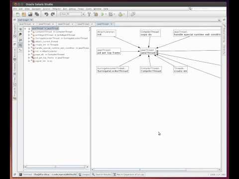 Using the Call Graph Feature of the Oracle Solaris Studio IDE