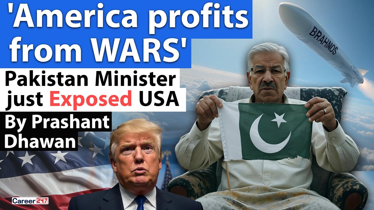 Viral Video of Pakistan's Defence Minister Exposing USA | America Uses Wars for Profit!