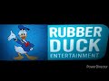 2005 Rubber Duck Entertainment Logo With Donald Duck