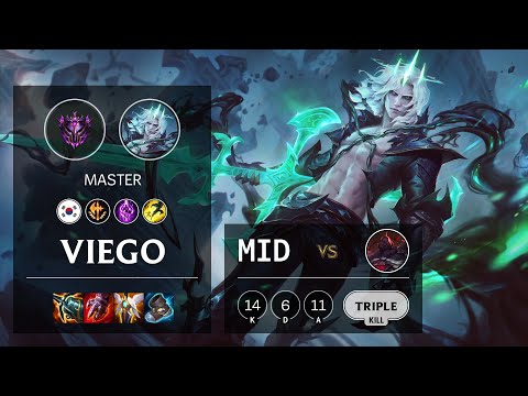 Viego Mid vs Sion - KR Master Patch 11.6