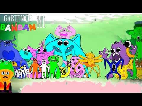 Garten of Banban 4 Coloring Pages Third Trailer   ALL BOSSES + ENDING#55