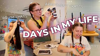 DAYS IN MY LIFE: decorating my apartment, catch up chats since being home, & a surprise gift!