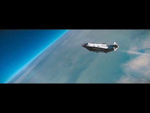 Star Citizen - Carrack Departure at Dawn from New Babbage Interstellar Spaceport - 4K
