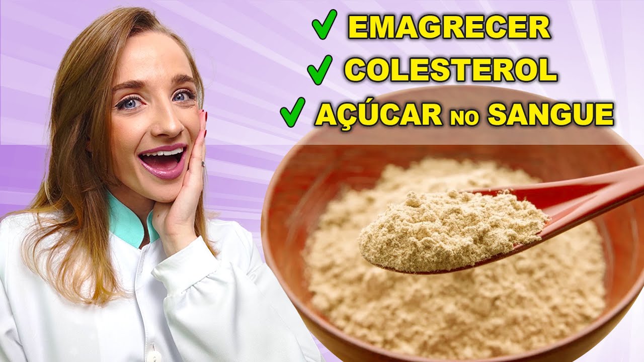 A Farinha para BAIXAR AÇÚCAR NO SANGUE, COLESTEROL e EMAGRECER - Tira Fome, é Barata e Low Carb