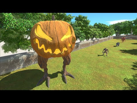 NEW UNIT! PUMKIN LANTERN KNIGH DEATH RUN - Animal Revolt Battle Simulator
