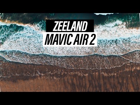 DJI MAVIC AIR 2 [4K] cinematic drone video | Vlissingen beach