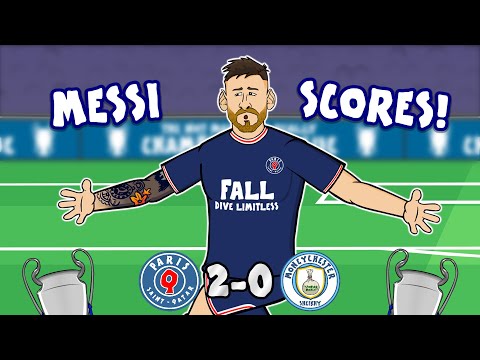 💥MESSI scores against MAN CITY!💥 (2-0 Champions League 2021-22 PSG Goals Highlights Gueye)