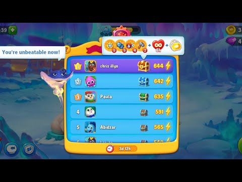 Fishdom Win Strikes Level 3118 - 3123, Get 1st Rank Ruby League