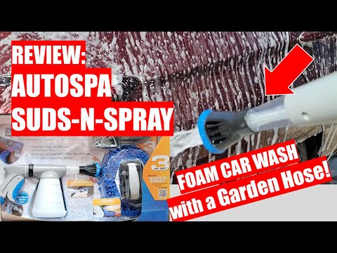 REVIEW: Costco AutoSpa Suds N Spray Foam Car Wash System - $19 on sale! ( $25 )