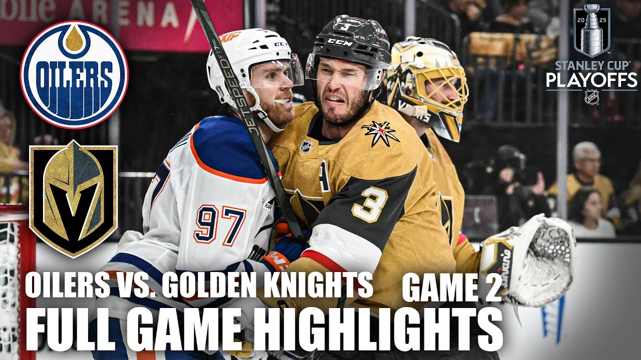 2nd Round Game 2: Edmonton Oilers vs. Vegas Golden Knights | Full Game Highlights | ESPN NHL