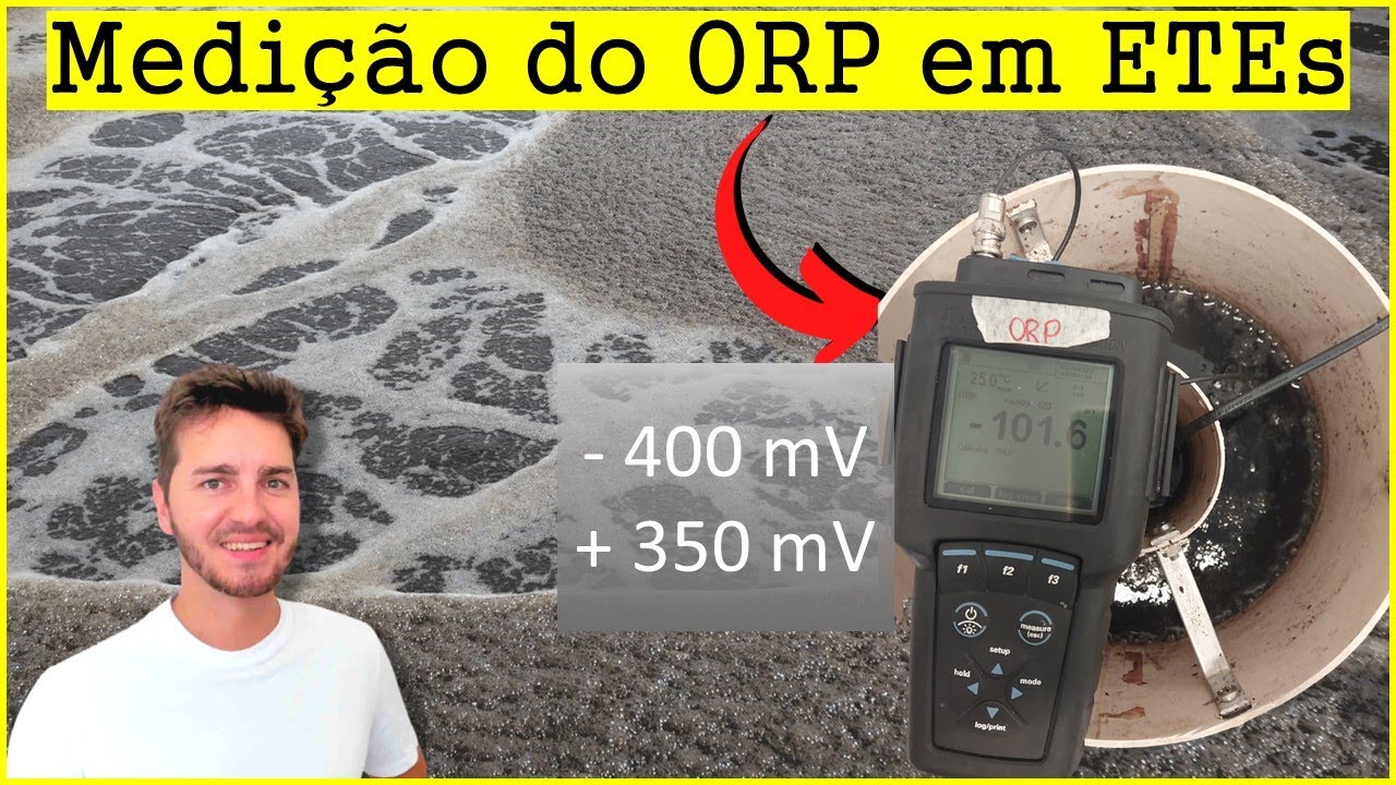 ORP - Potencial de Oxirredução em estações de tratamento de esgotos (ETEs)