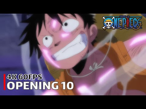 One Piece - Opening 10 【We Are】 4K 60FPS Creditless | CC