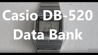 Casio DB-520 Data Bank Watch Review