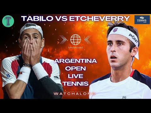 Alejandro Tabilo vs Tomás Martín Etcheverry | Argentina Open quarter-final | LIVE TENNIS WATCHALONG
