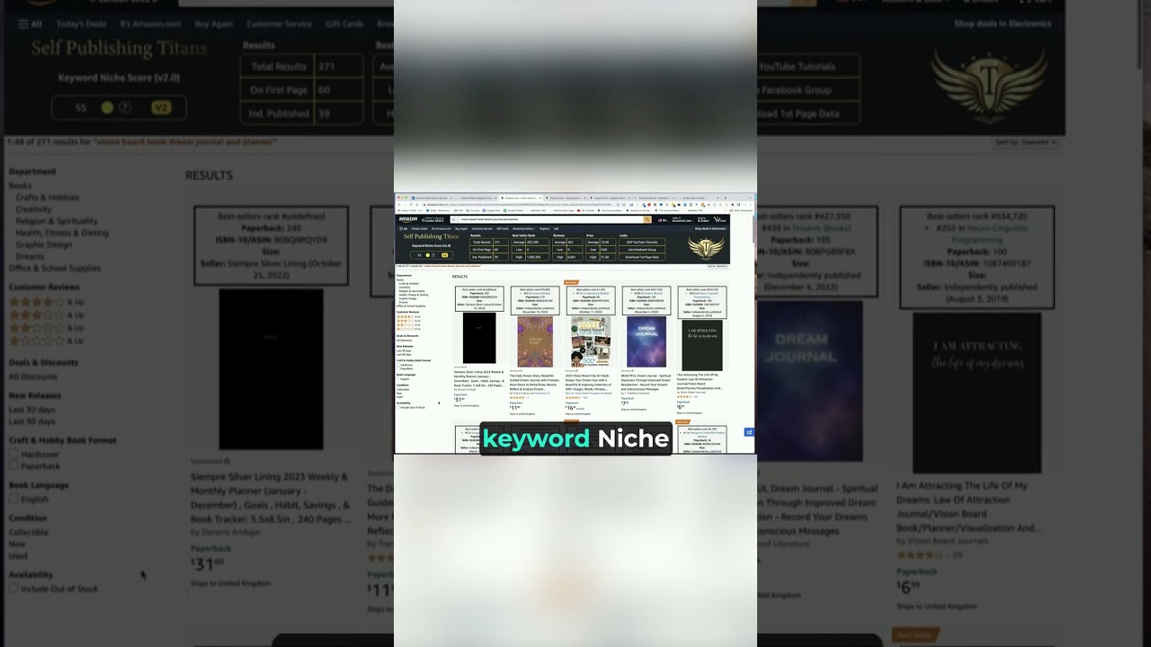 Finding Profitable Niches on Amazon KDP