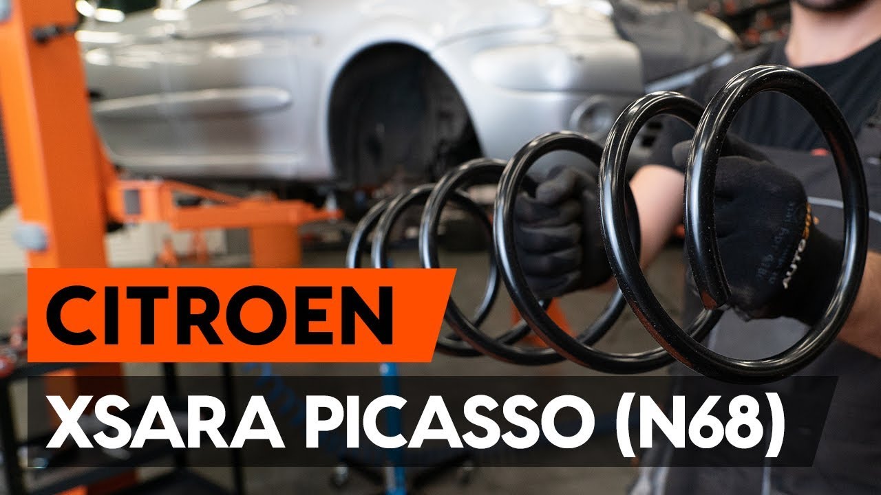 Kako zamenjati avtodel vzmeti spredaj na avtu Citroen Xsara Picasso – vodnik menjave