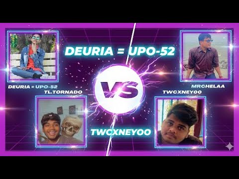 THE MOST INTENSE 2v2 TDM BATTLE - TL.TORNADO - DEURIA UPO-52 VS MRCHELAA - TWCXNEYOO