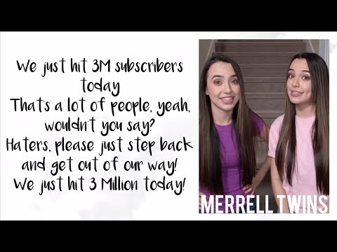 Merrell Twins - 3 Million The Musical (Lyrics)